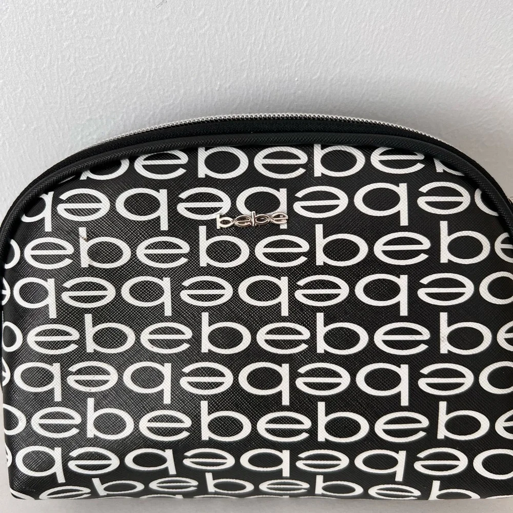 Bebe Monochrome Logo Cosmetic Bag Set